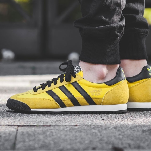 adidas dragon vintage yellow